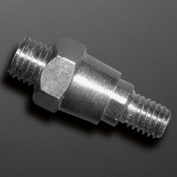 Závitová redukce pro zpětná zrcátka Highway Hawk, Pravá strana motocyklu YAMAHA, chrom (1ks)